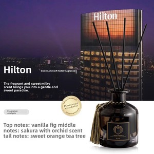 Ensembles de diffuseurs de roseaux d'intérieur haut de gamme parfum d'huile essentielle de parfum de gardénia de longue durée pour les ornements de chambre d'hôtel toilettes - Product Image 6
