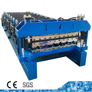 Azulejos wadjay que fazem a máquina, rolo de azulejos vitrificados máquina de folha de revestimento de zinco