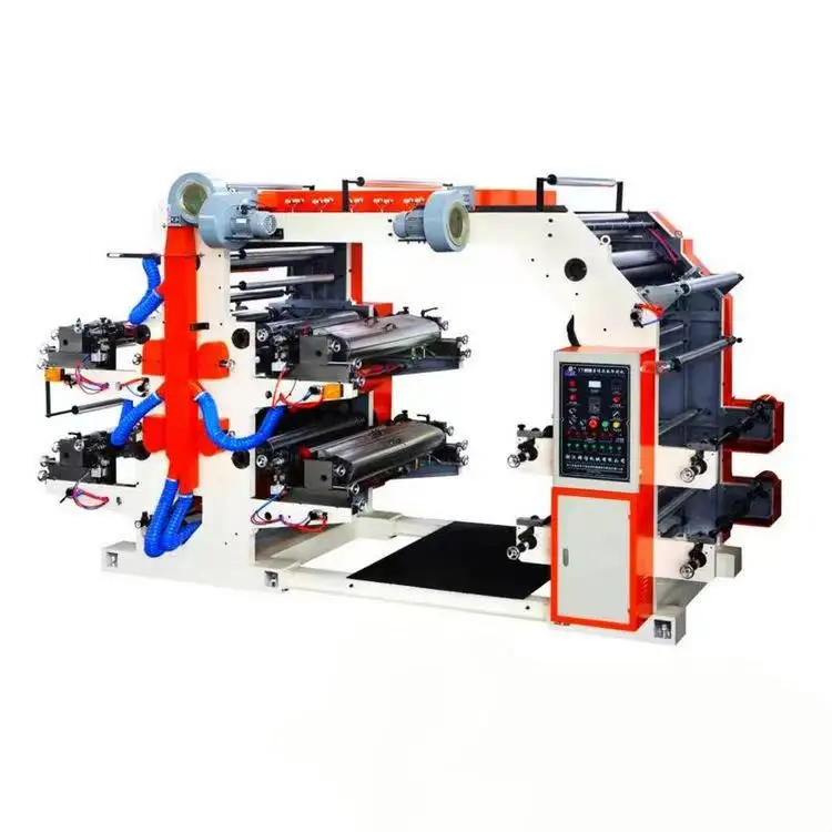 YT-4600MM Farben Kunststoff Vliesstoffe flexographische Druckmaschine