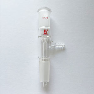 Labor glas Boro silikat glas Gerader Vakuum filtration adapter mit Schlauch anschluss - Product Image 3