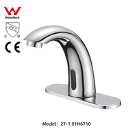 Robinet de lavabo de salle de bain intelligent et automatique de luxe 2026, sans levier, avec capteur infrarouge pour lavage des mains