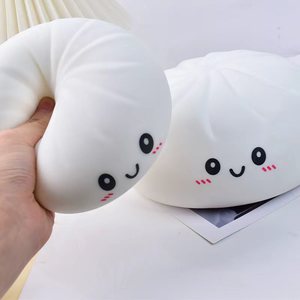 En stock Jouet anti-stress Squishy géant mystère en forme de boulette à paillettes arc-en-ciel, souple à presser - Product Image 6