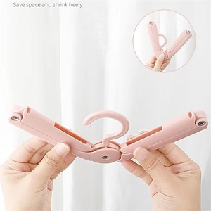 Perchas plegables de viaje, perchas portátiles, perchas de secado para viajes y negocios, perchas de secado a prueba de viento y antideslizantes, 1/3 Uds. - Product Image 3