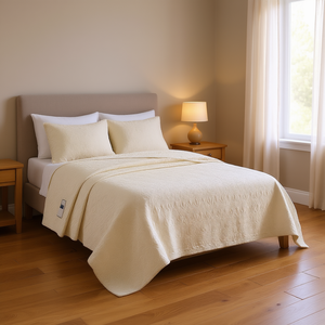 Set Copripiumino Reversibile Twin Twin XL in Cotone, Motivo Tinta Unita, per Uso Domestico - Product Image 2