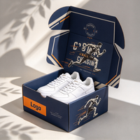 Boîte d'emballage personnalisée en carton ondulé écologique pour chapeaux, chaussures et ceintures, avec revêtement UV et pelliculage mat pour l'expédition