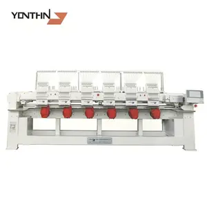 Mesin Pakaian Yonthin 12 Jarum Terkomputerisasi 6 Kepala Mesin Bordir Harga Dijual dengan Perangkat Lunak