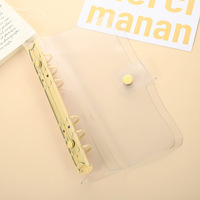 Reliures à anneaux transparentes, couvertures de classeurs à feuilles mobiles, classeur transparent en PVC souple, promotion, toutes les couleurs