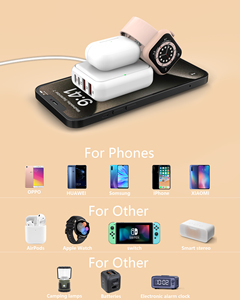 Chargeur PD 20W multifonction, adaptateur de bureau 8 ports avec sortie Type C 5V/3A, chargeur USB - Product Image 6