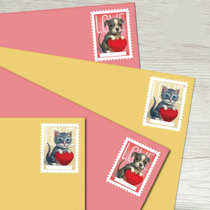 Bulk Wholesale <strong>Post</strong> Stamps <strong>Labels</strong> Card Adhesive Animal Postal Mail Stamp Sticker Postage Mailing Stamps <strong>Labels</strong> for COLLECTION - Product Image 2