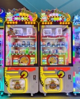 Machine de jeu d'arcade à un joueur Joystick en plastique et plateau en métal avec boîte-cadeau en anglais