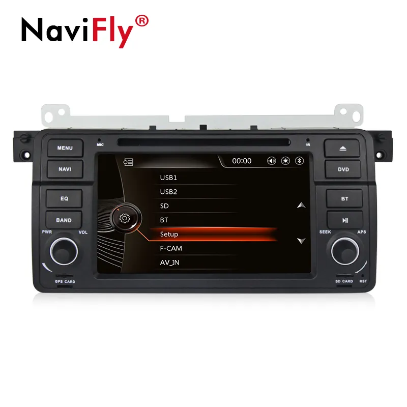 NaviFly — lecteur DVD de voiture, Audio/vidéo, pour BMW série 3 E46 M3 6.0-1998, 7 pouces, Wince 2006
