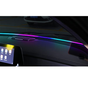 Pare-brise avant universel <span class=keywords><strong>LED</strong></span> Barre lumineuse ambiante <span class=keywords><strong>140cm</strong></span> et 150cm Voiture RGB USB APP Contrôle Télécommande - Product Image 2