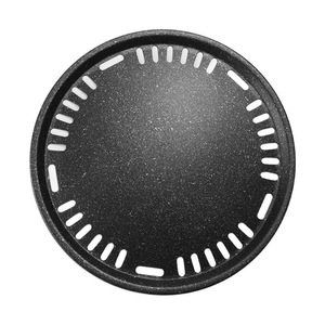 Poêle ronde en pierre McBain avec revêtement antiadhésif pour la cuisson au barbecue en intérieur - Product Image 5