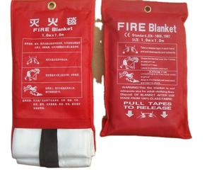 1M * 1M <span class=keywords><strong>EN</strong></span> 1869消防玻璃纤维紧急安全防火毯厨房或医院用防火毯 - Product Image 2