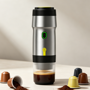 3 in 1 60ml <b>Coffee</b> Ground Capsule Available Portable <b>Coffee</b> <b>Machine</b> Rechargeable for Outdoors - Product Image 2