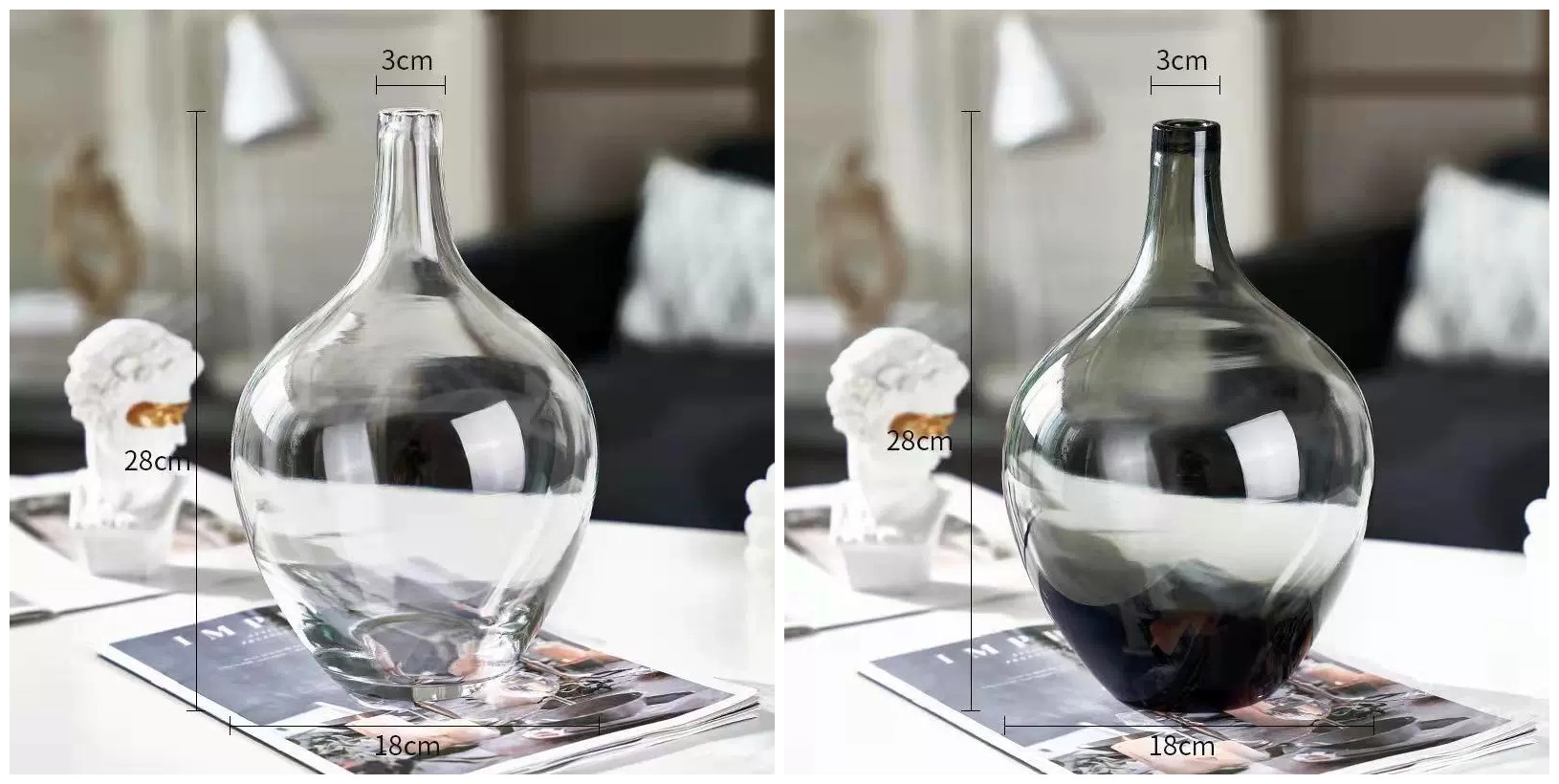 Factory Produced Wholesale Glass Vases Decor