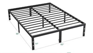 Warehohome Use Iron Durable Heavy-Duty King Size Metal Living Room Bedroom Furniture <b>Platform</b> Hotel Adjustable Framed <b>Bed</b> <b>Frame</b> - Product Image 4