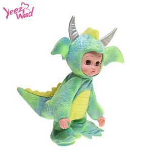 Poupée en Silicone pour enfants, jouet artisanal, mignon et <span class=keywords><strong>Reborn</strong></span>, à l'effigie de la vie, 20 pouces, 15 cm, cadeau - Product Image 4