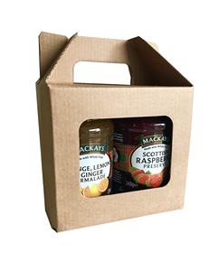 Dossiers en papier de marque avec fenêtre découpée, recyclables, lot de 3, emballage cadeau pour confiture - Product Image 6