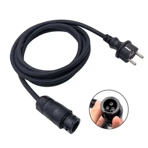 Cable de extensión de CA con Betteri BC01, conector hembra a TUV Schuko, 3M, 5M, 10M, impermeable IP68