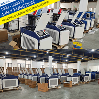 Mesin Pengumpan Kawat Ganda CNC Multifungsi Otomatis Mesin Las Laser Serat Berpendingin Air 3000W