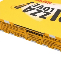 Boîtes d'emballage pour pizzas, boîtes à lunch en carton ondulé personnalisées, emballages alimentaires recyclables pour pizzas avec logo personnalisé, livraison rapide