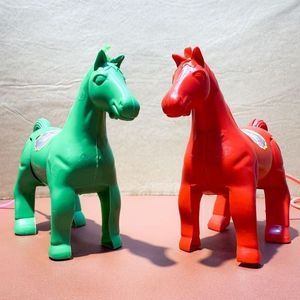 Juguete Inflable de Caballo de Plástico, con Forma de Animal, para Empujar y Tirar, para Niños de 4 a 6 Años, Unisex - Product Image 2