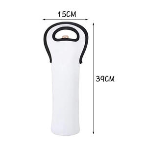 <span class=keywords><strong>Porte</strong></span>-bouteille de vin en néoprène d'usine avec logo personnalisé, refroidisseur de canette étanche isolé de couleur unie pour l'emballage - Product Image 1