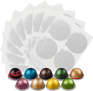 Capsules de café <span class=keywords><strong>Nespresso</strong></span> Vertuoline, couvercles en aluminium auto-adhésifs de qualité alimentaire, 63 mm, 100 pièces emballées, revêtement - Product Image 2