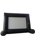 Écran de projecteur avant gonflable commercial professionnel scellé à l'air pour la location