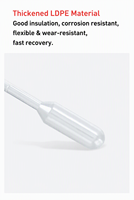 Pipettes de transfert en plastique jetables Saibino 3 ml en LDPE graduées, non stériles, en vrac, pour la vente en gros