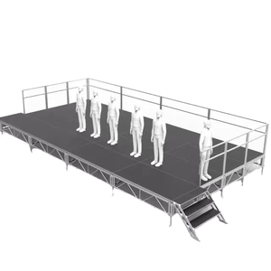 Servicio de Diseño Gratuito Según Planos, Escenario Exterior Grande de Estilo Moderno y Elegante para Eventos en Interiores - Product Image 1