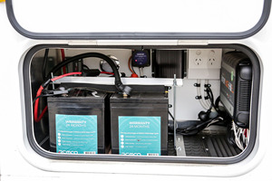 Ecocampor Hot Bán sợi thủy tinh Motorhome RV <span class=keywords><strong>Caravan</strong></span> theo dõi Camper Vans với nhà bếp và lều để bán - Product Image 5