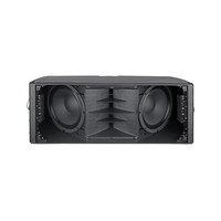 Sistema de Altavoces Line Array Activo HDL 20A de 10 Pulgadas para Espectáculos, Altavoz Bidireccional de Plástico con Impedancia de 8 Ohmios