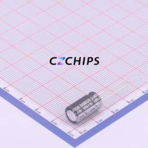 Condensador Electrolítico de Aluminio de Montaje Pasante EGT108M1CF16RR, Componente de Montaje Pasante (THT), D8xL16mm 1000uF 20% 16V 3.5mm - Product Image 1