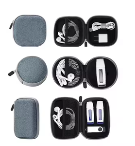 กระเป๋าใส่เครื่องชาร์จแบบพกพาขนาดเล็ก - กระเป๋าใส่โทรศัพท์มือถือ - กระเป๋าสตางค์แบบมีซิป - กระเป๋าเก็บของแบบแข็ง EVA - Product Image 5