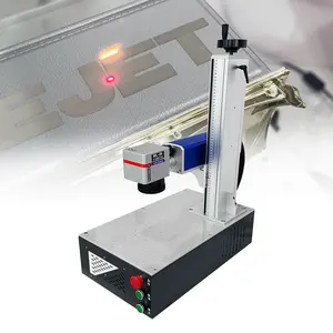Portable small fiber laser 20w 30w 50w 100w max desktop color fiber laser marking machine price for metal sale