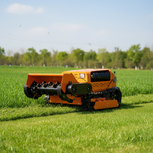 Robot <span class=keywords><strong>Desbrozadora</strong></span> 27HP con Control Remoto para Pendientes, Cortadora de Césped con Control Remoto para Gestión de Vegetación - Product Image 2