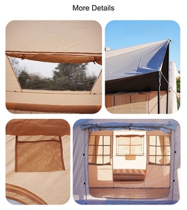 Tenda Gonfiabile Portatile per Campeggio Esterno, <span class=keywords><strong>Set</strong></span> Completo di Attrezzatura, Impermeabile in PVC 3000mm+, Tettuccio Rinforzato - Product Image 5