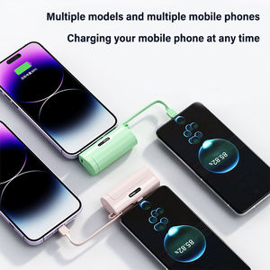 แบตเตอรี่สำรองขนาดพกพา 5000mAh รุ่นมินิแคปซูล สำหรับชาร์จโทรศัพท์มือถือ เช่น <span class=keywords><strong>iPhone</strong></span> 15 - Product Image 6