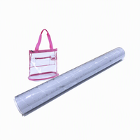 Film PVC super transparent, film plastique transparent en rouleau pour plusieurs applications d'emballage