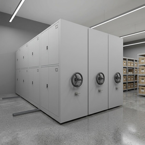 All-steel Motorized Compact Shelving Capable of Automatically and Office Storage Unit Commercial Furniture for High-density Ware - Product Image 2