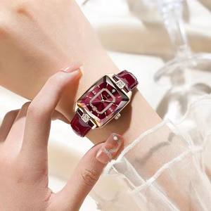 For Luxury Men's Watch Crystal Leather Strap Quartz Waterproof Calendar High Quality Elegant Simple Business Fashion Watch - Product Image 3