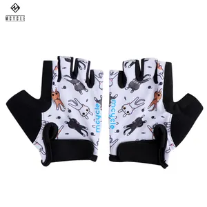 Mcycle Wholesale Sport Gloves Half Finger Shock Absorbing Anti-slip Hand Gloves For Bikes Breathable Kids Cycling Gloves