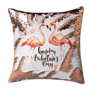 Fodera per <span class=keywords><strong>cuscino</strong></span> in tessuto <span class=keywords><strong>con</strong></span> paillettes magiche 40x40 cm per sublimazione, personalizzabile, per San Valentino - Product Image 6