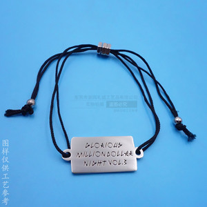 Glay <b>Metal</b> Logo <b>Bracelet</b> Alloy Baking Paint Unisex Jewelry Spring 2021 - Product Image 2