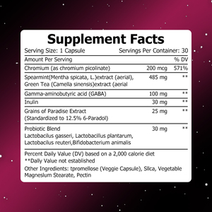 Cápsulas para el Control de Peso Nocturno, Fórmula Herbal Adelgazante con GABA, Mejora el Metabolismo, Fabricante de Suplementos - Product Image 2