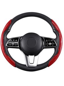 Funda para Volante de Coche Antideslizante con Diseño de Dos Partes Separadas y Patrón de Estrellas en Azul, Rojo, Marrón y Negro - Product Image 3
