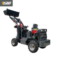 YUANGONG, la meilleure mini-chargeuse sur pneus diesel de Chine avec transmission intégrale, pompe de chargeuse frontale agricole - pour travaux de terrassement