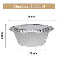 Moules à gâteaux jetables en aluminium avec couvercles Tasse de cuisson bon marché pour cupcake et tarte aux œufs Excellent conteneur